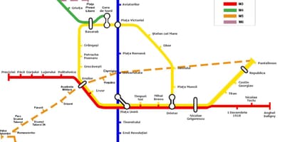 மெட்ரோ மேப், ருமேனியா புக்கரெஸ்ட்